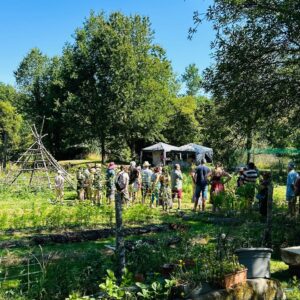 Visite de la ferme florale