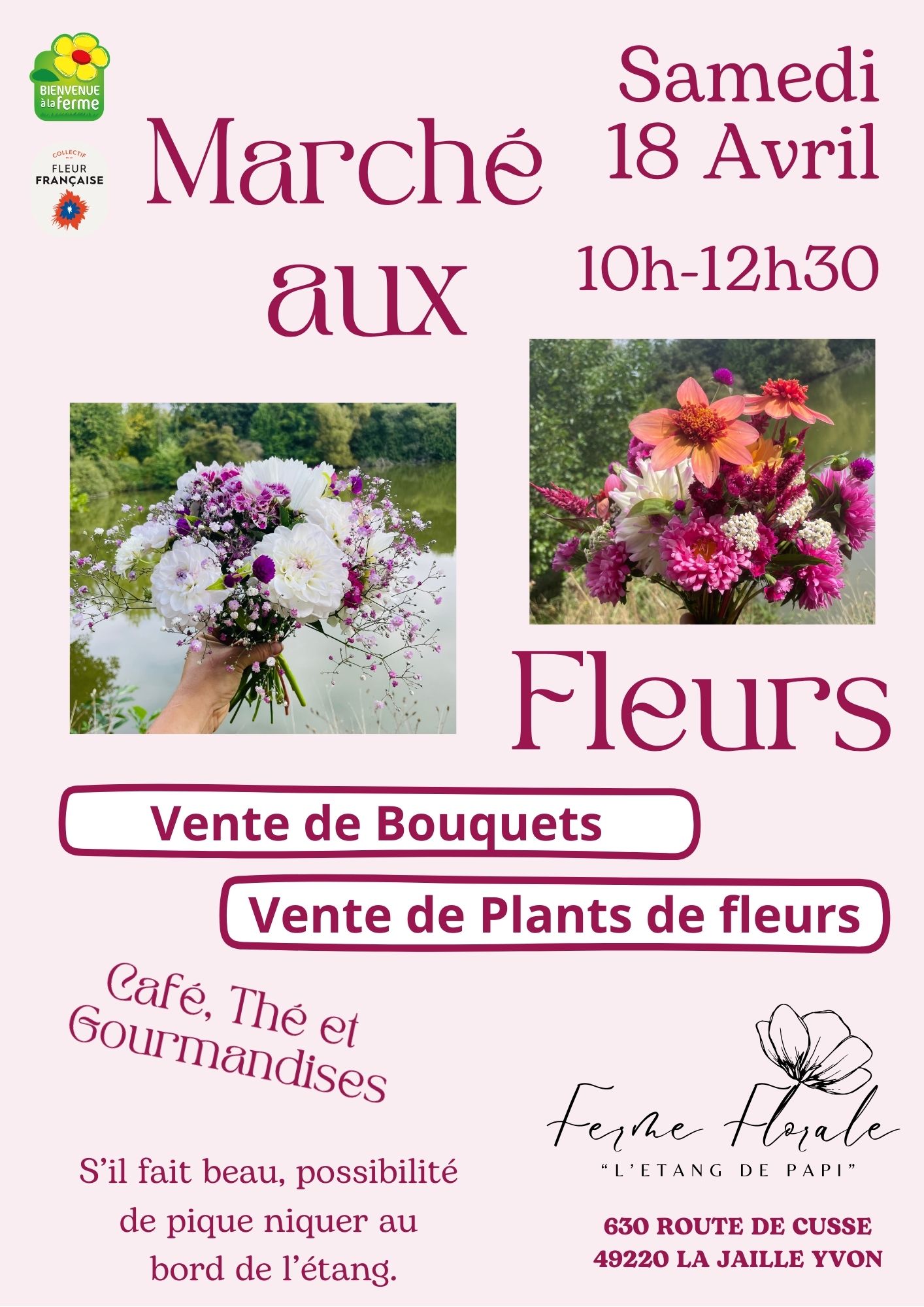 Marché aux fleurs 18 Avril 2026